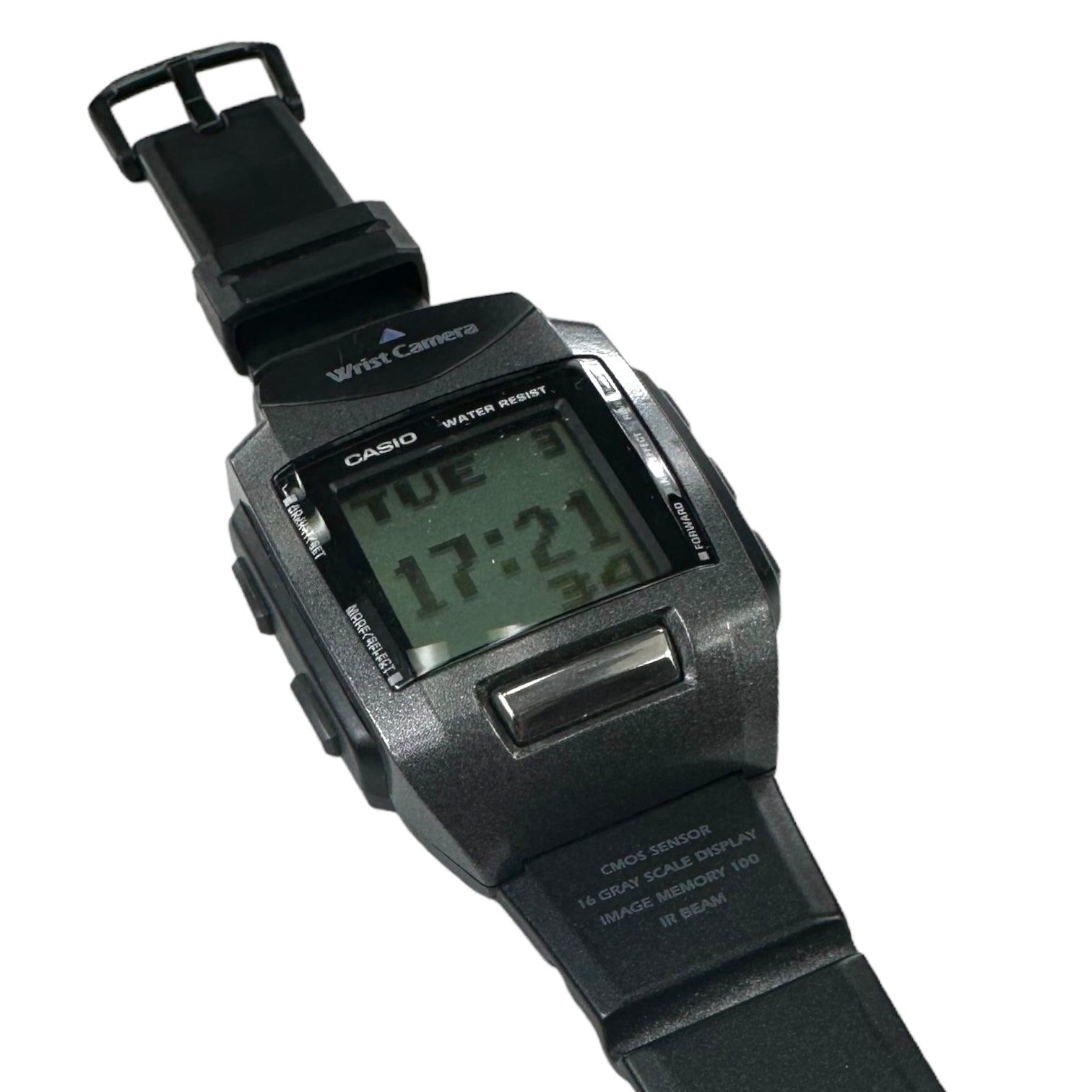 Casio wearable wrist digital camera watch WQV 1S 1UR 2220